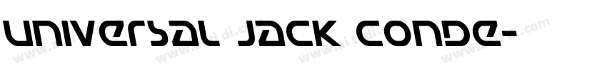 Universal Jack Conde字体转换